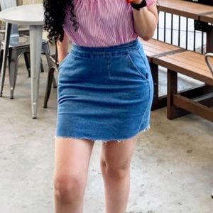 Mini skirt- denim - denim skirt